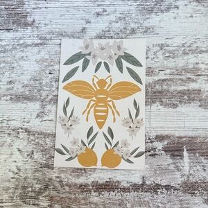 ⭐️ 3 for $15 or 5 for $25 Item - Double Sided Bee & Honey Art Print